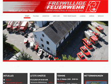Tablet Screenshot of ff-oberschleissheim.de